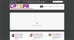 Desktop Screenshot of cptopr.org